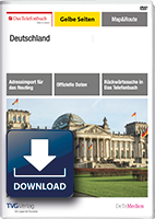 Das Telefonbuch und Gelbe Seiten Map&Route Downloadversion - Frhjahr/Sommer 2025 